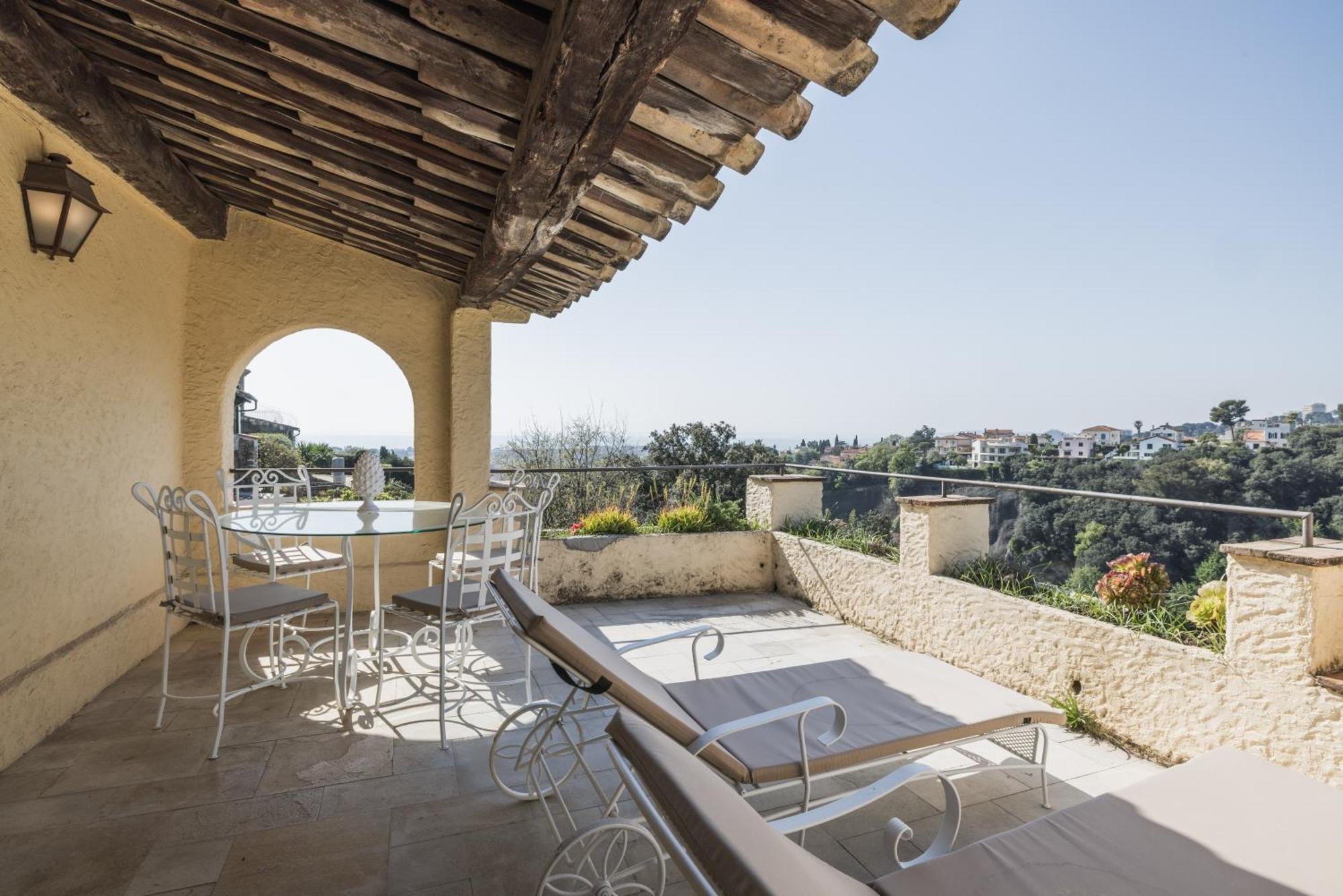 Chateau Le Cagnard Cagnes-sur-Mer Kültér fotó